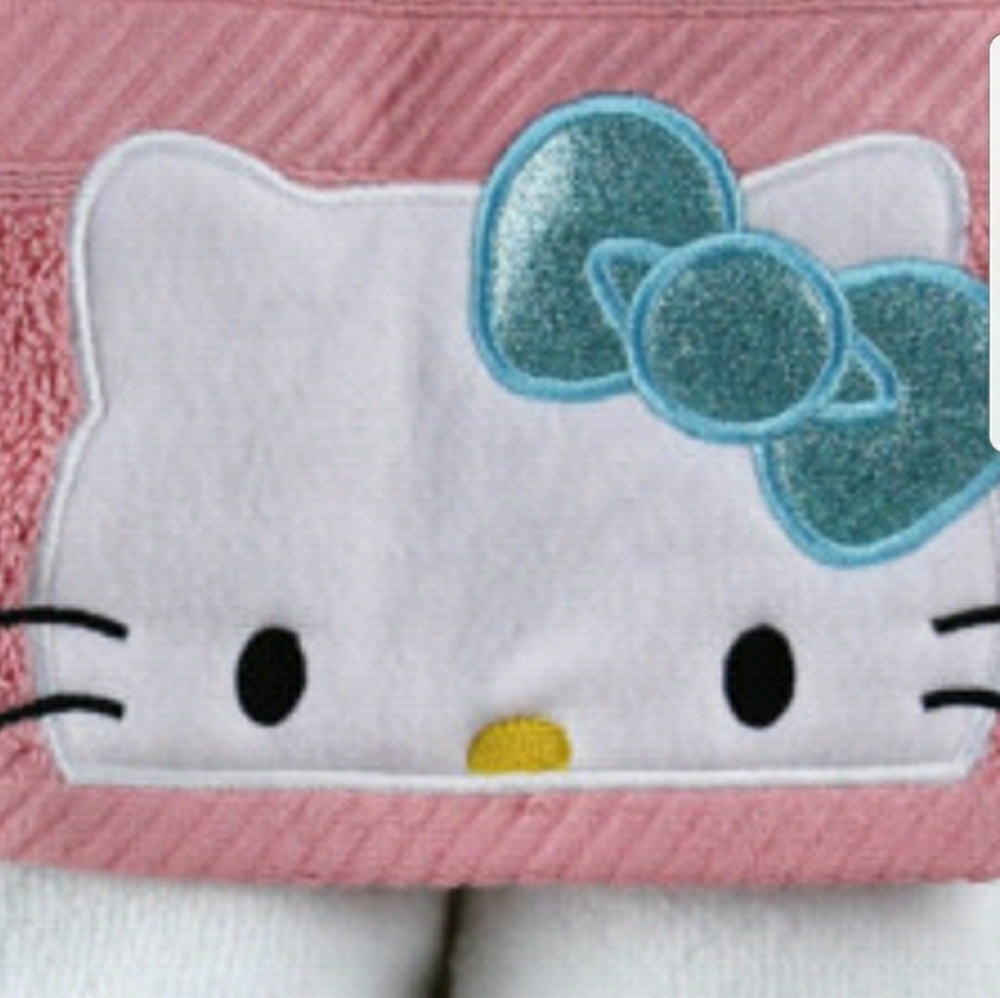 Hello kitty hooded towel or pool towel or pool